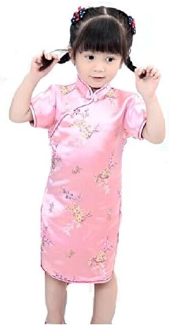 Hooyi qipao djevojčica bambus cheongsam djeca haljina infantis chi-pao