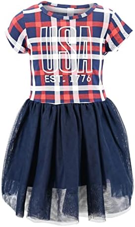 Jedinstvene djevojčice 4. srpnja zvijezde Stripes tutu haljina