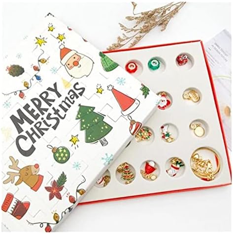 Kalendar odbrojavanja za 24 dana adventsko iznenađenje slijepi set kutija Božićni privjesci set narukvica za bebe Kreativni