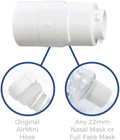 Airmini Pro Cose Connector by Snugell | Spojite originalno crijevo Airmini na bilo koju 22 mm nosnu masku ili model pune