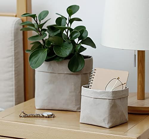 Periva Kraft papirnata vrećica za višekratnu upotrebu za spremanje košara za biljke u Saksiji i vrećica za hranu