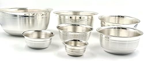 Balaji 999 čista srebrna 3,5 inčna zdjela i žlica - 3,5 -inčni set01