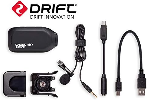Drift Ghost 4K+ Motociklistička akcijska kamera, uključujući vanjski mikrofon - DVR način rada - Klonski način - video označavanje