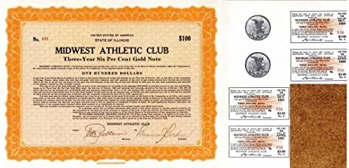 Atletski klub Srednjeg zapada-obveznica od 100 dolara