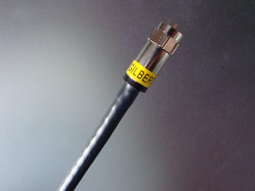 10 ft RG6 18AWG koaksijalni kabel s Gilbertom F kompresijskim konektorima crni