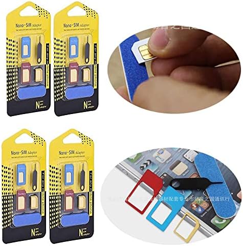 Set adaptera za kartice od 5 do 1 inča u standardnoj verziji s brusnim papirom i izvlačenjem kartice Jednostavan je za upotrebu