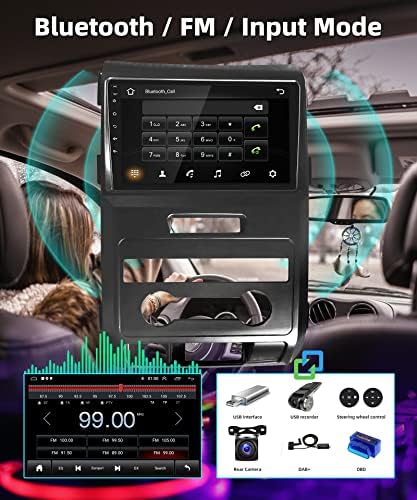Android Car Stereo za Ford F150 SVT Raptor 2009-2012 s Apple CarPlay-om, 9 inčni zaslon za zaslon osjetljiv na dodir s GPS