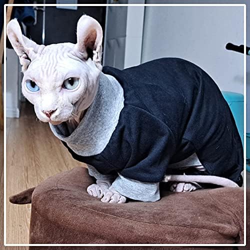 Kiclaro sphynx mačka odjeća bez kose mačke pidžame kombinezon, mačke i mali psi pamučna odjeća onesies