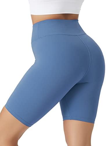 Biciker -kratke hlače Valandy za žene s visokim strukom kratke hlače za žene joge hlače 8 meko neprozirno