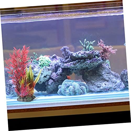 2pcs uređenje akvarija ukrasi za akvarijske biljke dekor Ukrasi za akvarijske Vodene Biljke plastika