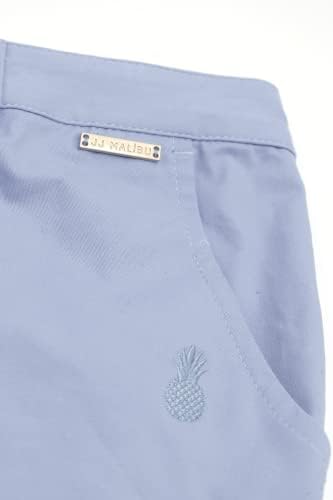 JJ Malibu muški klasični povremeni polu-formalni udobni rastezanje Chino ravne kratke kratke kratke kratke hlače