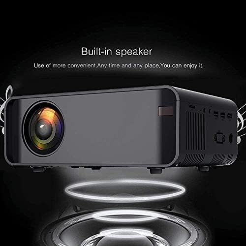 Muslimstreet lumens projektor velike svjetline, prijenosni video projektor pametnih telefona, s HDMI okomitom ključnom kamencem,
