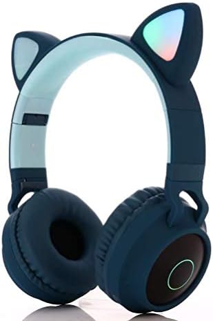 Slušalice za stereo slušalice za igre Slušalice za uklanjanje buke u obliku mačjih ušiju lagane slušalice za računalne igre