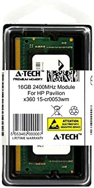A-Tech 16GB modul za HP paviljon x360 15-CR0053WM prijenosno računalo i prijenosna računala kompatibilni DDR4 2400MHz memorijskim