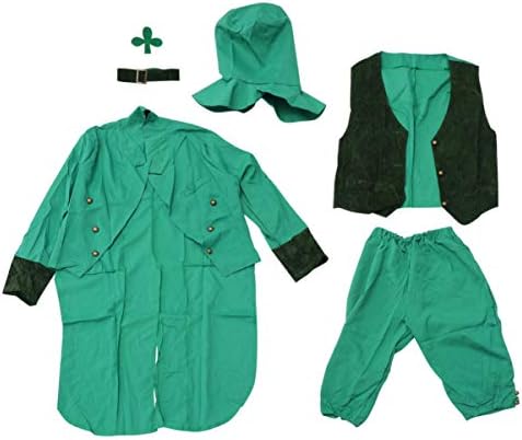 ValIclud St. Patricks Day Kostim Poliester Irish Festival za odrasle cosplay Green Fancy Odjeća za odjeću za favoriziranje