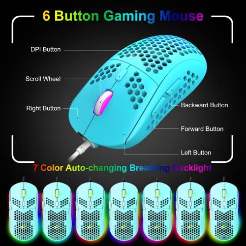 Kombinirana tipkovnica za igranje i miš 60%, dvostruke tipke u boji s osvjetljenjem Bumble, mehanički osjećaj i mehanički