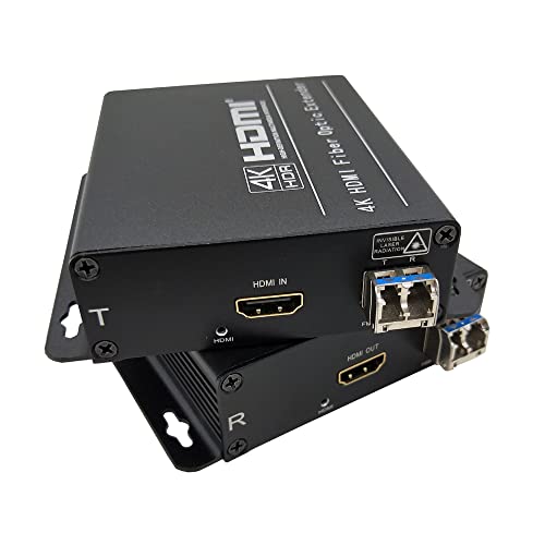TRANSWAN 4K HDMI preko produžetka vlakana s 10 GPBS SFP modula, 4K nekomprimiran HDMI signal preko 2 SM vlakana do 10 kilometara,