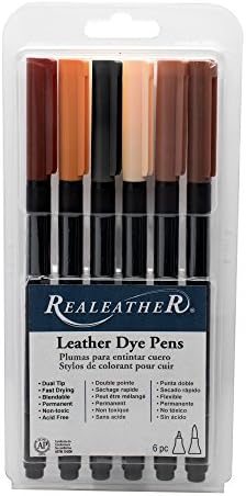 RealAther F2400-01 dvostruki vrhovni kožni olovke za kožnu boju, tonovi zemalja