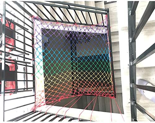 Yuwuxin višenamjenski konop neto balkon i sigurnosna mreža prozora | Predimenzionirana sigurnosna mreža 6x3m | Sigurnosna