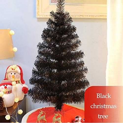 UXZDX crno božićno drvce ukrašavanje kućanstva ukrasi za ukrašavanje kuće pribor za sastavljanje polica Santa dekor figurice